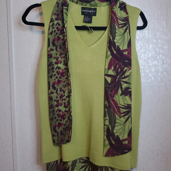 Requirements 2 piece set tank and skirt size M Vintage Peice - Picture 13 of 17